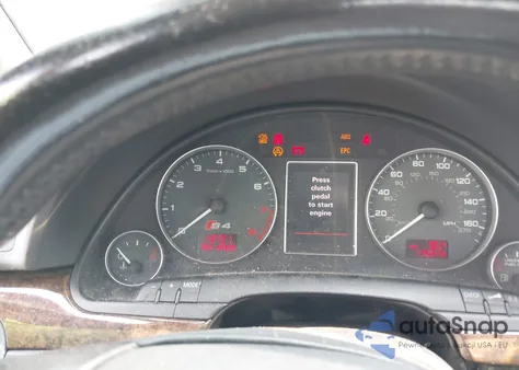 2004 Audi S4 4.2 from USA, damaged, VIN WAUPL68E64A171079